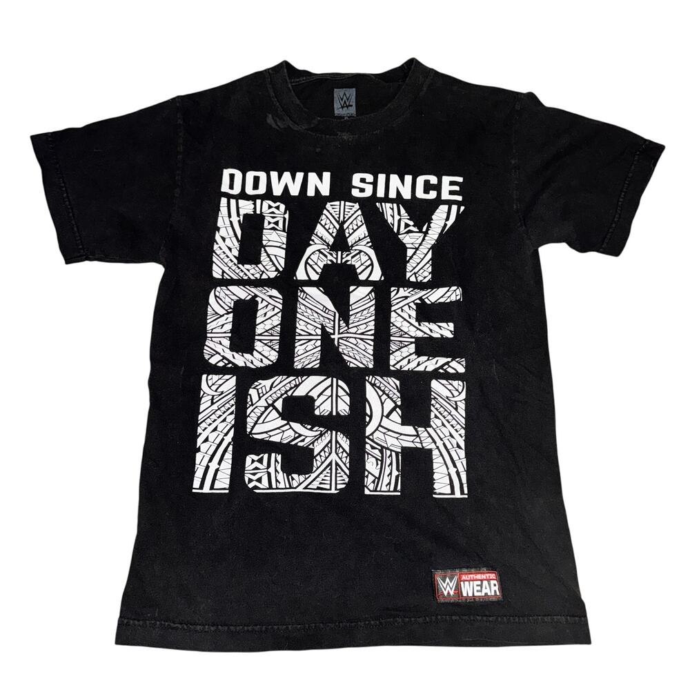 WWE Down Since Day One Ish Usos T-Shirt Mens Size S Black Short Sleeve Wrestling